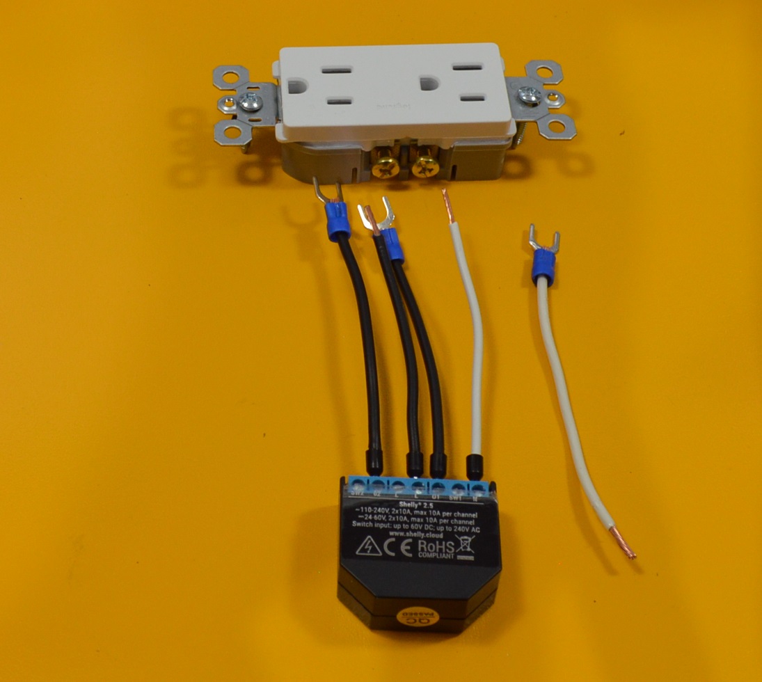 SHELLY - 2 Circuit WiFi Relay Switch (Shelly 2.5)